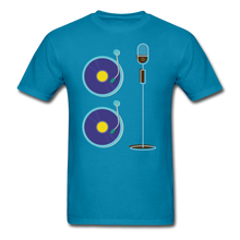 Load image into Gallery viewer, 2 Turntables and a Microphone T-Shirt - turquoise
