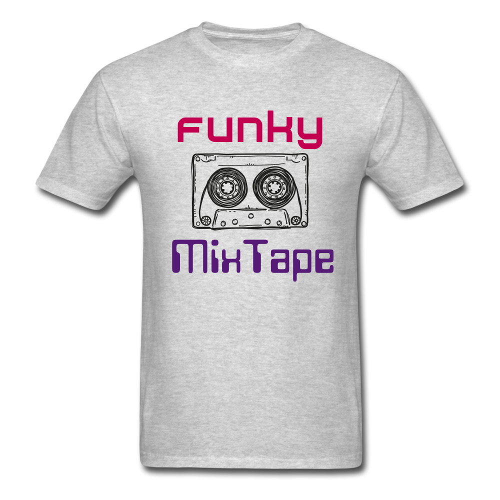 Funky Mixtape T-Shirt - heather gray